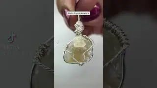 Small Brown Barite Crystal Necklace - Now available on Book of Barite Etsy
