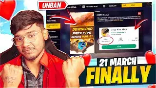 FINALLY!! FREE FIRE UNBAN ON 21 MARCH 
