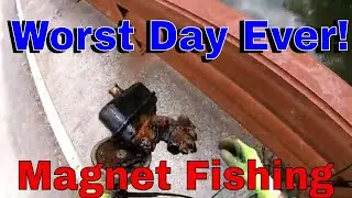 Most Frustrating Magnet Fishing Trip Ever!! | Stuck Magnet | Rogue Magnetics