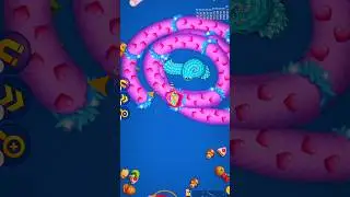 Worms Zone io magic gameplay! 😈🐉#snakezone #wormszone #shortsfeed #foryou #shorts #viral #trending