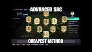 FIFA 22 ADVANCED SBC CHEAPEST METHOD - NO LOYALTY!!