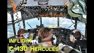 Inside C-130K Hercules Austrian Air Force | departing LQSA Sarajevo, landing LOWL Hoersching