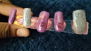 Desire purple 💜 beginner friendly diy nails 💅🏾
