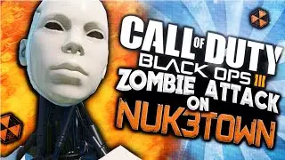 BO3 ZOMBIES ATTACK ON NUK3TOWN!! (Black Ops 3 Funny Moments / Easter Egg) | Whos Chaos