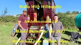 Showman’s Caravan and Gypsy Wagon at the Berwick St John Country Fayre 2022