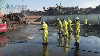 Cleaning and Waste Management Services to Maersk Honam at Port Khalid -  Antipollution ERS