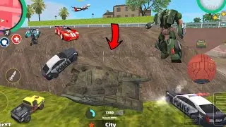Rope Hero: Vice Town (Transformer Tank Fight Car Robot on Hell ) Robot Tanks - Android Gameplay HD