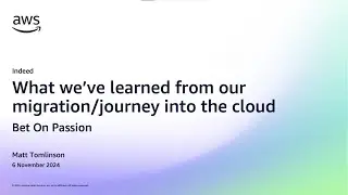 ESCCE 11-06-24 - Indeed's cost optimization journey | AWS Events