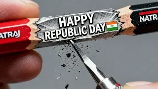 India 🇮🇳 pencil art of republicday |Like and respect India jay hind 