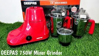 Geepas Mixer Grinder || Geepas Mixer Grinder 750 Watts Review || Geepas Mixer Grinder Made In India