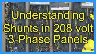 Understanding Shunts in 208 volt 3-Phase Panels