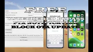 UNTETHERED BYPASS FIX BLOCK OTA UPDATE FOR WINDOWS AND MAC