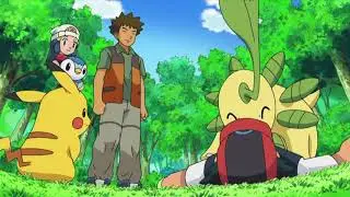 Pokemon Ash se reencuentra con Bayleef LATINO