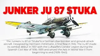 Painting 1/48 Junker Ju 87 Stuka from Hasegawa SCALE MODEL