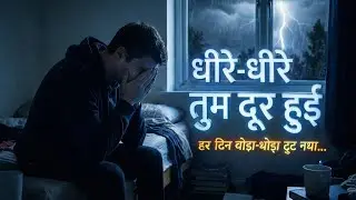 धीरे-धीरे तुम दूर हुए | Sad Gradually Heartbreak Song | Emotional Hindi Breakup Song