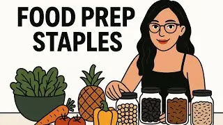 Food Prep Staples Plant Based  #foodprep #chickpeas #tzatziki #dip #spreads #sandwich 