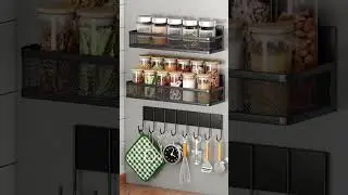 &ldquo;magnetic spice rack for refrigerator No drilling. No mess. Just extra storage in seconds! 🏡