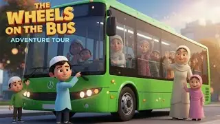 &ldquo;Islamic Wheels on the Bus 🎵 | Allahu Akbar Kids Rhyme | Muslim Cartoon Song | #islamiccartoon #kids