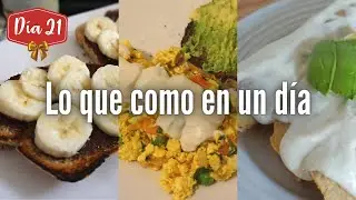 Lo que como en un día 🌮| 🎄Vlogmas Día 21