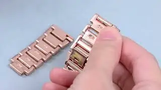 How to adjust the size of  woman watch strap band?