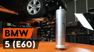 How to change fuel filter BMW E60 [TUTORIAL AUTODOC]