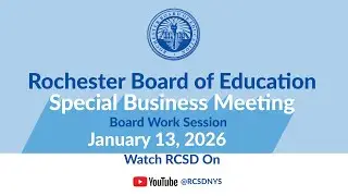 Board Work Session | January 13, 2026
