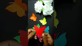 DIY Butterfly Crafts 🦋 #craft #shortvideo
