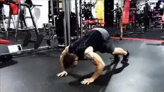 Bodyweight Only - Walking Push ups