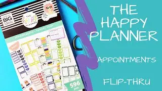 Appointments | Sticker Book Flip-Thru | 2020 Back to Class Happy Planner Release