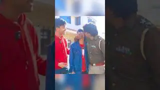 fake Police Prank with fake Sourabh Joshi ☠️ #shorts #ayushbandari