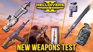 All New Weapons Showcase (Dust Devils) in Helldivers 2