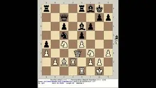 Sheehan, Ethan vs Panchanathan, Magesh Chandran | US Chess Masters 2025, Charlotte USA
