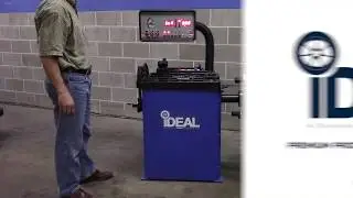 Motorcycle Wheel Balancer Demonstration (WB-953-B-MCAB-K)