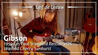 Gibson 1959 Les Paul Standard Reissue VOS Washed Cherry Sunburst played by Leif de Leeuw | Demo