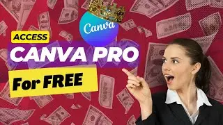 Discover how to get Canva Pro for FREE in 2024! 🎨 #canva  #canvatutorial
