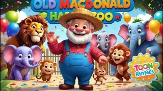 Old MacDonald Had a Farm | Fun Animal Sounds Song for Kids |TOON RHYMES
