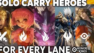 Solo carry heroes for every lane | Honor Of Kings