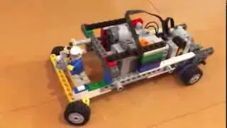 LEGO Power Function Servo motor RC Car