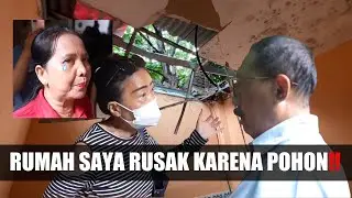 RUMAH RUSAK TERTIMPA POHON, PEMILIK RUMAH KOSONG DITUNTUT PERBAIKAN OLEH CAKJI⁉️