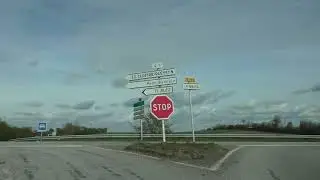Driving From 29190 Ty Blaise To 29190 Le&iuml;n ar Forn, Finist&egrave;re, Britany, France 23rd April 2024