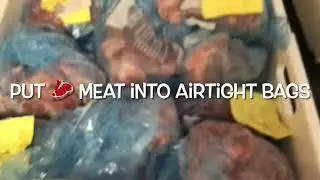 HOW  DO YOU  FREEZE  MEAT (PART 2)