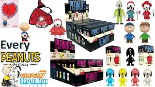 *see newer video* Every Super7 ReAction Peanuts - Charlie Brown - Snoopy Action Figures Comparison