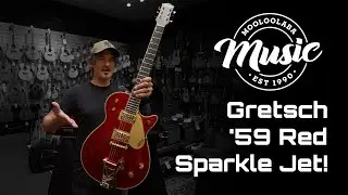Распаковка лимитированной серии: гитара Gretsch '59 Red Sparkle Jet! 🍒✨ | Mooloolaba Music