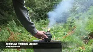 Enolagaye Airsoft Splittergranate / Handgranate Explosiv mit 6mm Kunststoffkugeln und Reibz&uuml;ndung