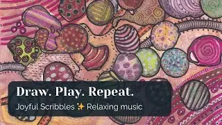 Relaxing Family Art Time | Reverse Coloring with My Kids - No Talking