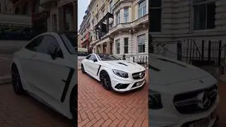 MERCEDES S63 COUP&Eacute; MANSORY IN LONDON #mercedes #amg #mansory #s63amg # #supercars #london #v8biturbo