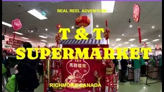 T&T Supermarket is ready for Chinese New Year!  Year of the Fire Horse. 🧧🛍️
