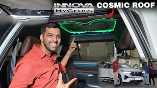 INDIA'S FIRST INNOVA HYCROSS WITH COSMIC ROOF,NEW LAUNCH BULLET HEADLIGHT & MUCH MORE...!!!