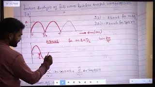 Filter Circuits || Fourier Analysis Of Full Wave Rectifier Output Waveform