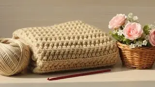ВПЕРВЫЕ ТАК ВЯЖУ! 😎 УЗОР - ПЯТИМИНУТКА! 👍 ВСЕГО 1 РЯД! / Crochet pattern fir beginners